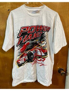 Vintage all sport events Chevy Racing Power Hand tshirt size xl